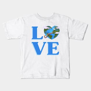 Love and Earth Kids T-Shirt